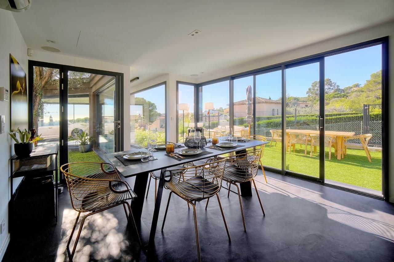 Immogroom - Superbe Villa - Piscine - Vue Mer - Parking - Clim Валлорис Экстерьер фото