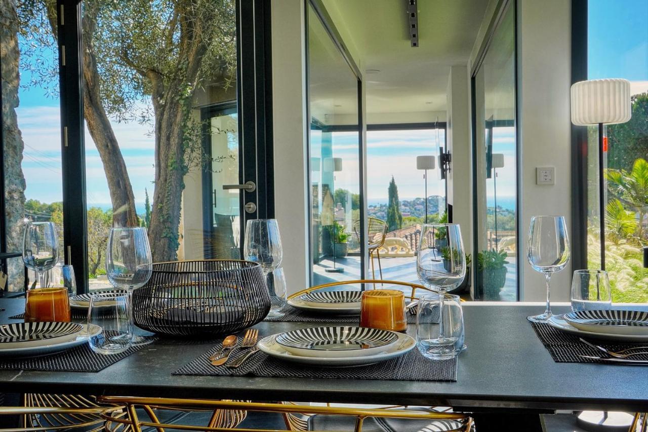 Immogroom - Superbe Villa - Piscine - Vue Mer - Parking - Clim Валлорис Экстерьер фото