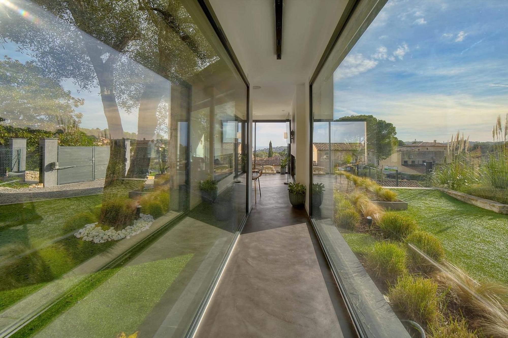 Immogroom - Superbe Villa - Piscine - Vue Mer - Parking - Clim Валлорис Экстерьер фото