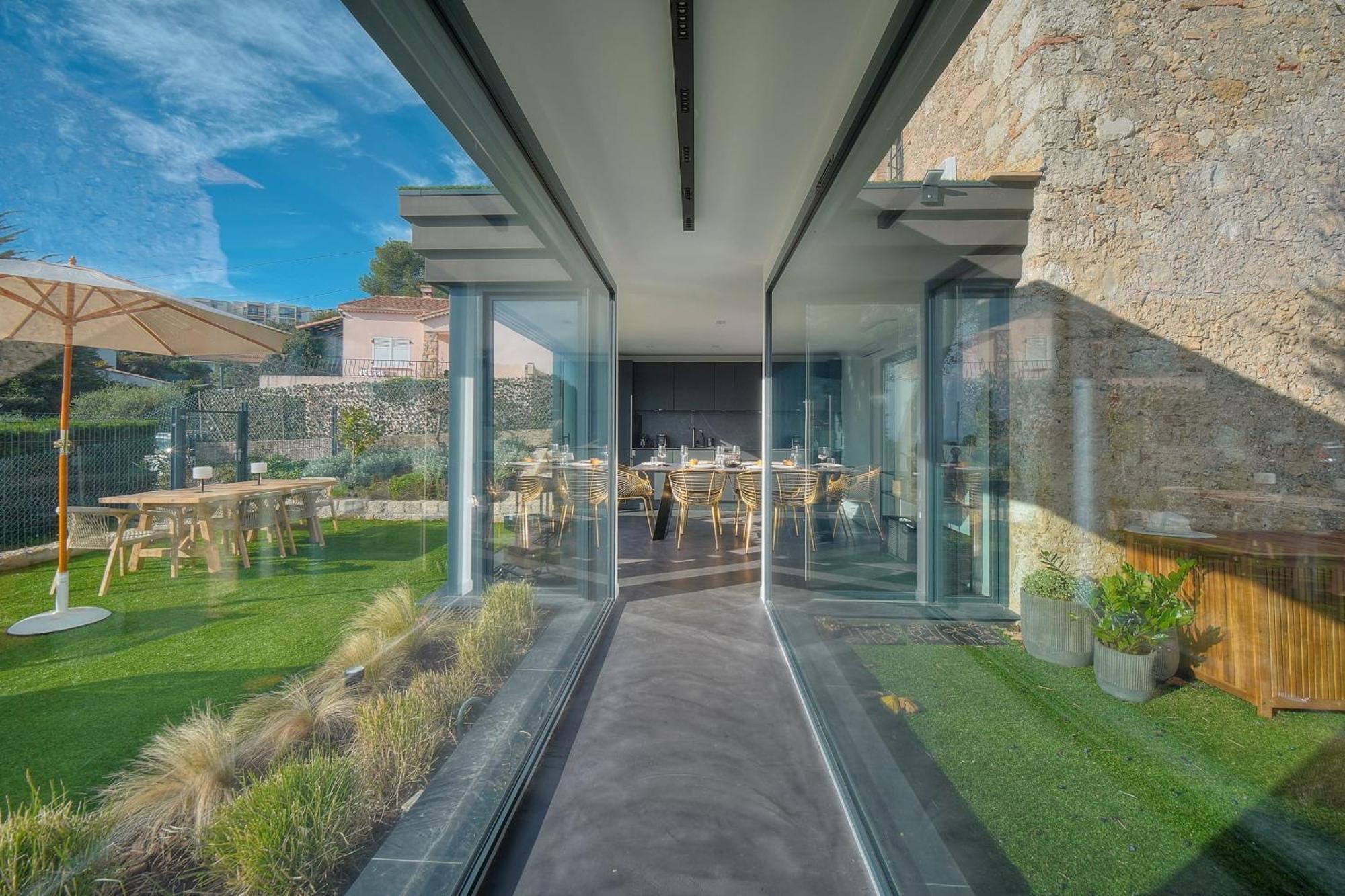 Immogroom - Superbe Villa - Piscine - Vue Mer - Parking - Clim Валлорис Экстерьер фото