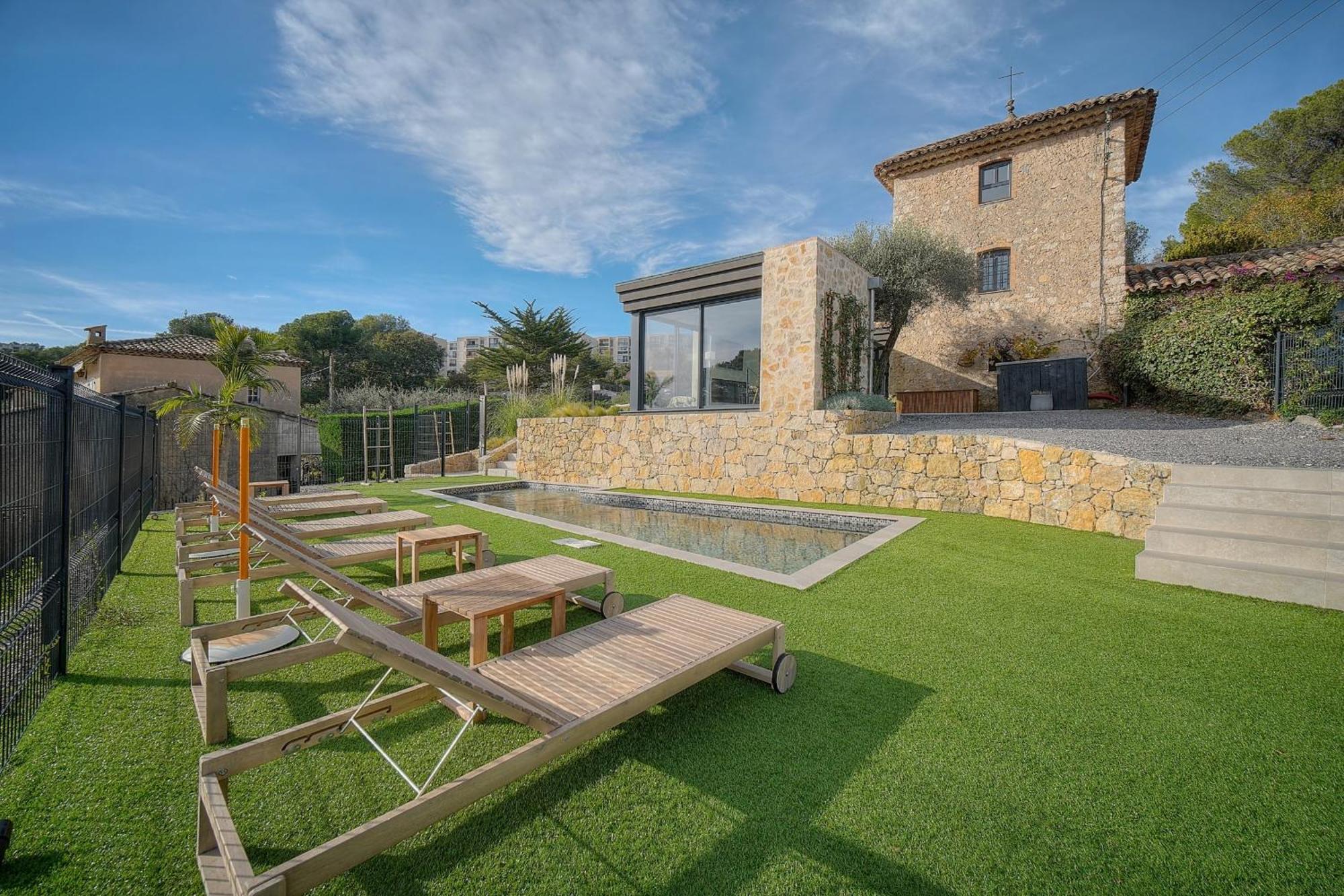 Immogroom - Superbe Villa - Piscine - Vue Mer - Parking - Clim Валлорис Экстерьер фото