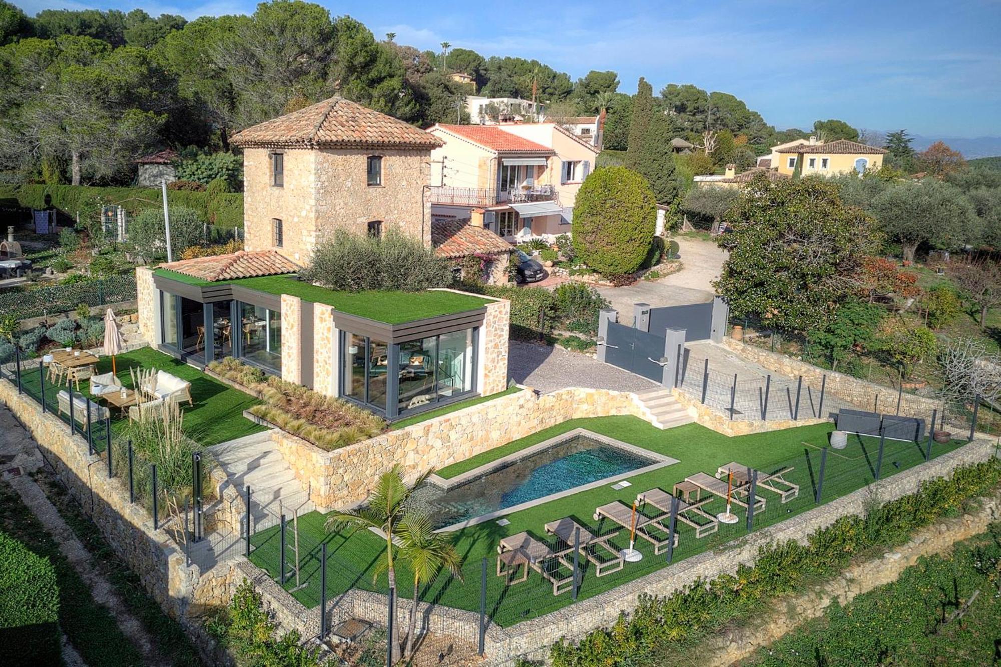 Immogroom - Superbe Villa - Piscine - Vue Mer - Parking - Clim Валлорис Экстерьер фото